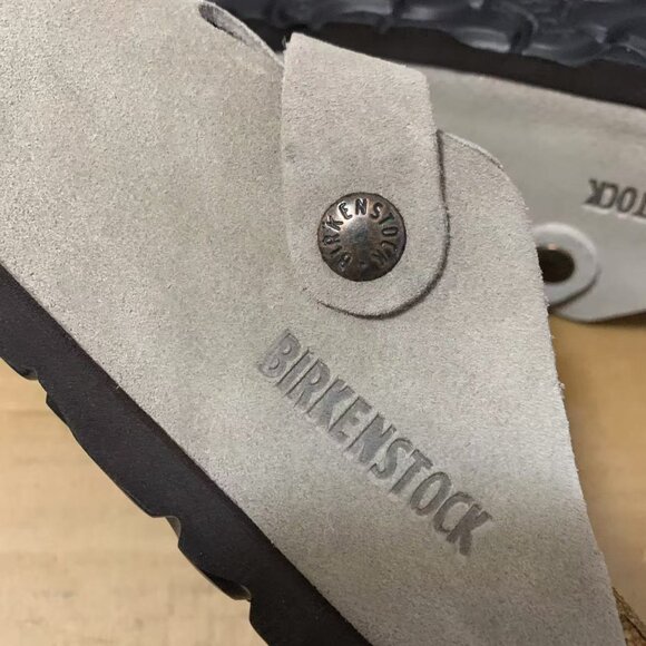 Birkenstock Tan Suede Sandals - Picture 3 of 4